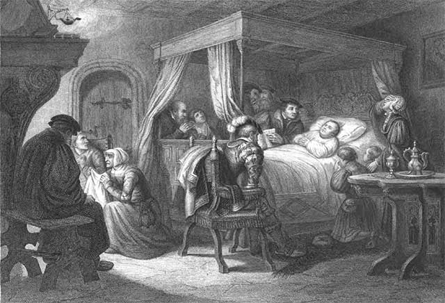 luther on death bed