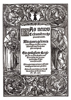Adam Petri's reprint of Luther's New Testament