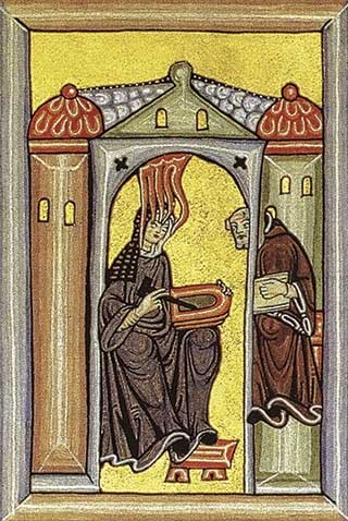 Hildegard writing