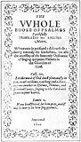 The Bay Psalm Book