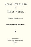 Daily Strength for Daily Needs